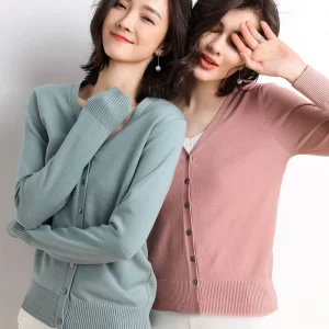 Fall Winter Long Sleeve Knitted Fashion Top