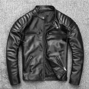 Genuine Sheepskin Men's Soft Leather Jacket