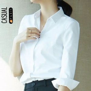 Cotton Blend Button-up Casual Full-sleeve Shirt