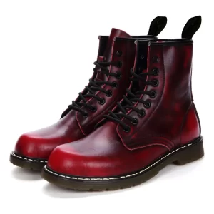Unisex High-top Cow Leather Fashion Winter Boots