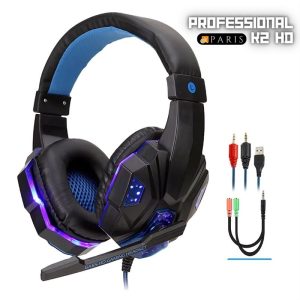 Professional K2 HD Sound Stereo Gaming Headphones