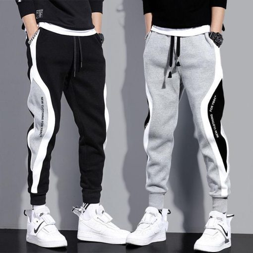 Autumn Winter Men's Wide Loose Casual Pants