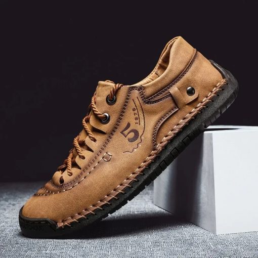 Men's Handmade Retro Lace-up Leather Shoes