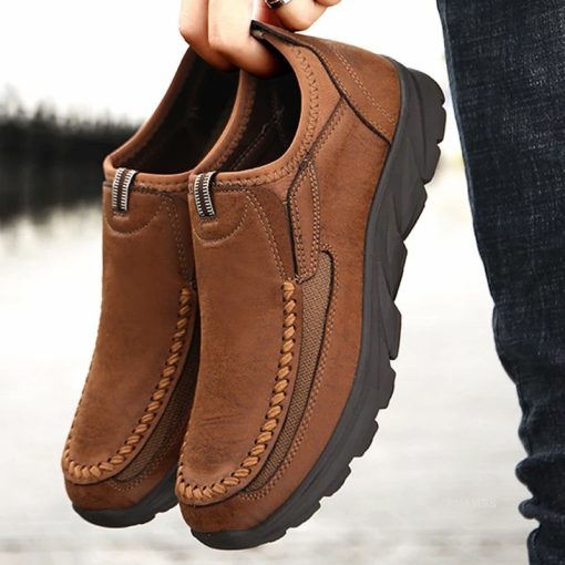 Men's Handmade Slip-on Leather Shoes