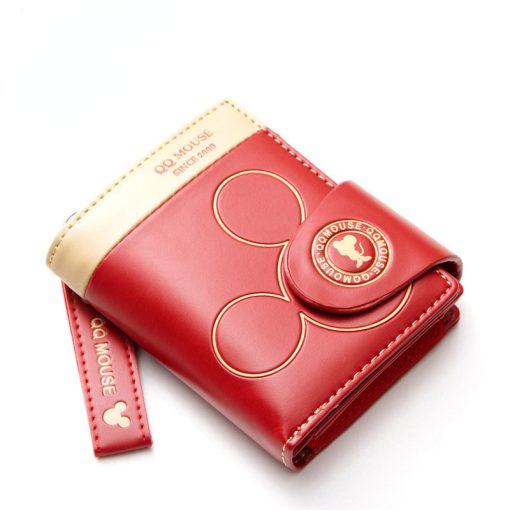 QQ Mouse Fashion Zipper & Hasp Women's Wallet